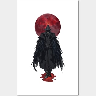 Hunter and Blood Moon Posters and Art